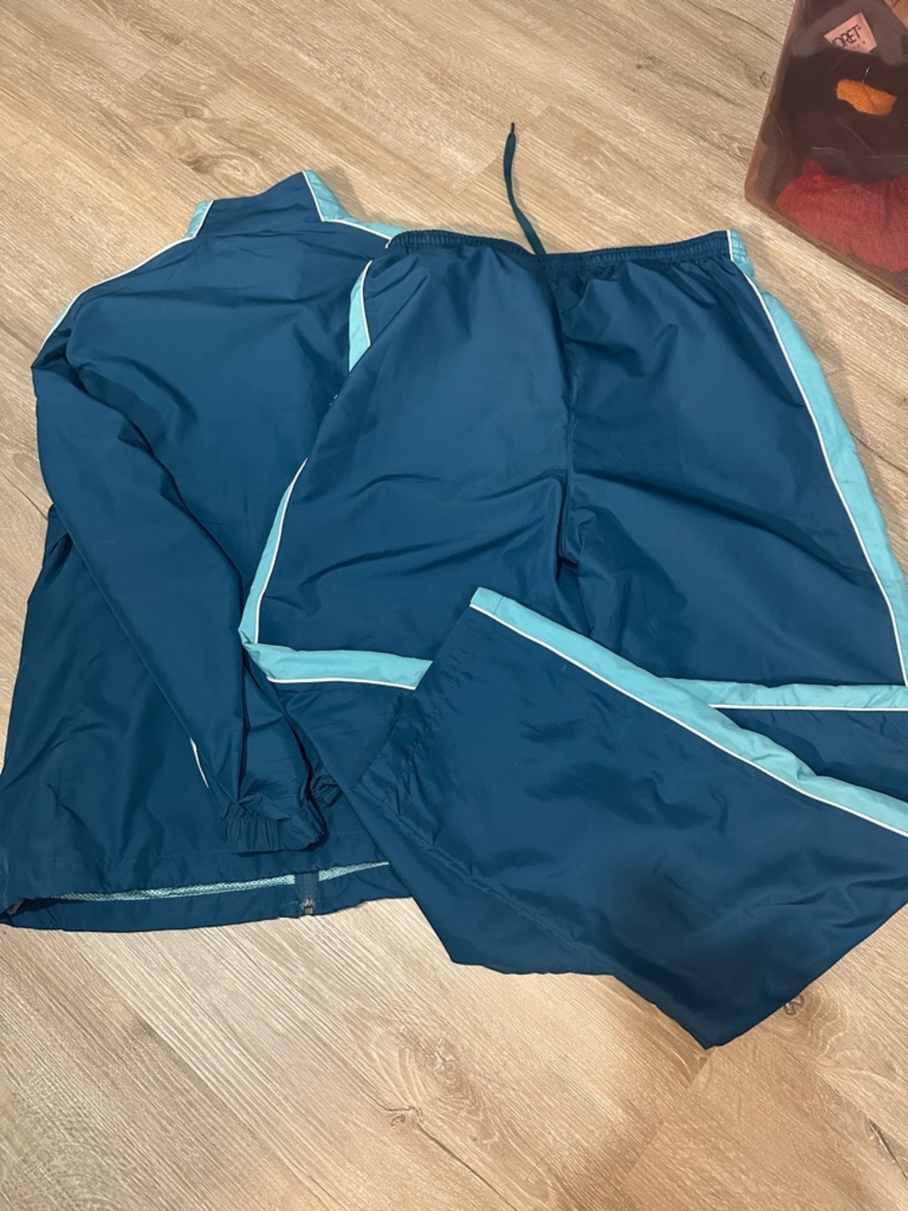 Ativa 2-Piece Tracksuit Set Size M Navy and Aqua - Picture 2 of 6
